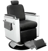 Fotele fryzjerskie - Fotel fryzjerski barberski hydrauliczny do salonu fryzjerskiego barber shop Don Barberking - miniaturka - grafika 1