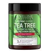 Kremy do twarzy - Eveline Botanic Expert Tea Tree Krem-detox matujący antybakteryjny 3w1 100ml - miniaturka - grafika 1