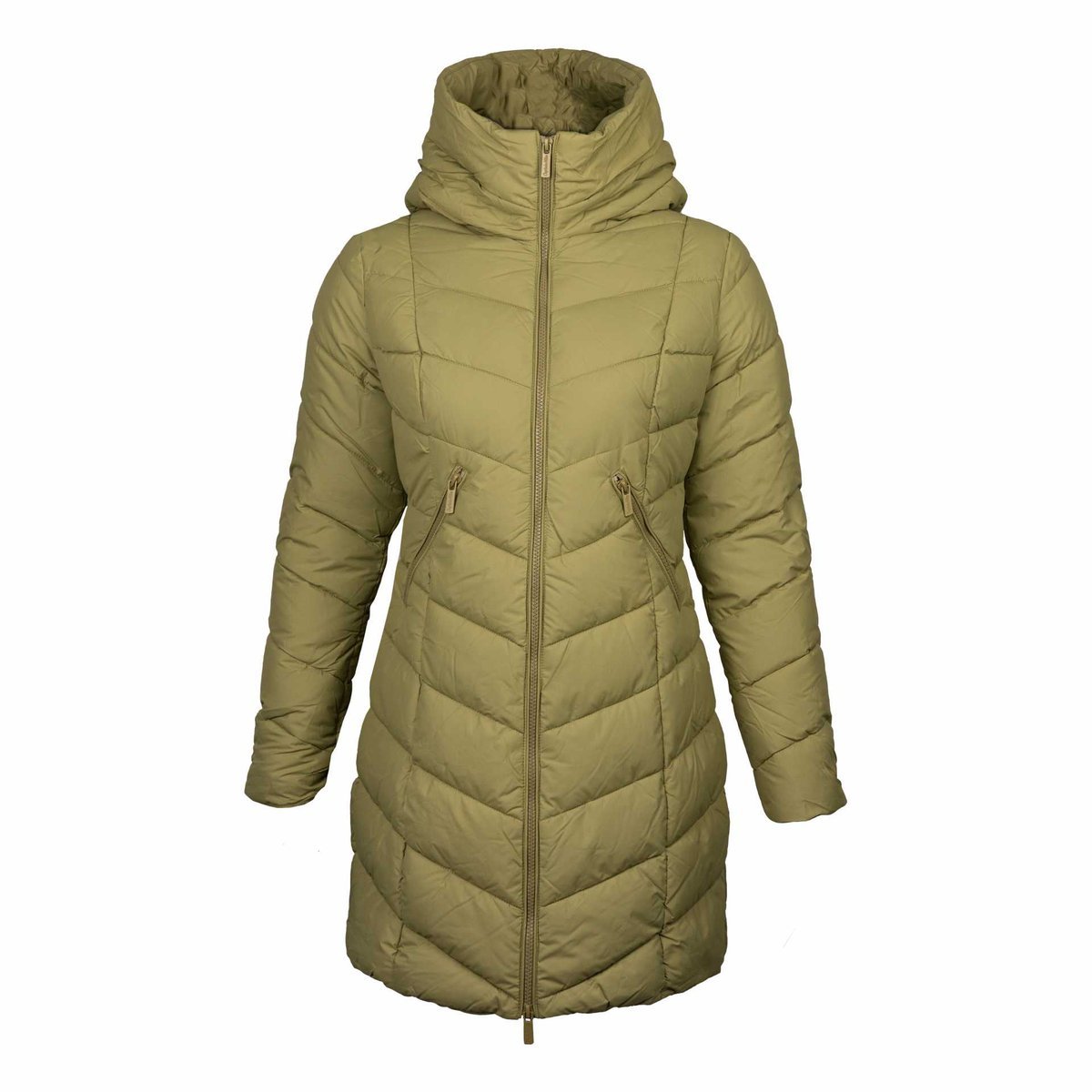 Kurtka damska zimowa puchowa długa z kapturem VALVESTINO roz. S