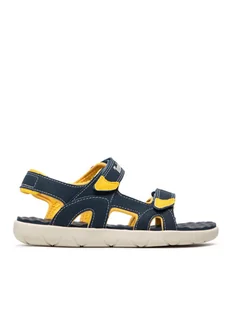 Timberland Sandały Perkins Row 2-Strap TB0A1QXY019 Granatowy - Buty dla chłopców - miniaturka - grafika 1
