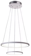 Lampy sufitowe - Candellux LAMPA wisząca LUNE 32-64752 metalowa OPRAWA zwis LED 40W pierścienie rings białe 32-64752 - miniaturka - grafika 1