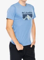 Koszulki i topy damskie - Koszulka z nadrukiem Columbia Zero Rules S/S Graphic Shirt - skyler/fractal peaks - miniaturka - grafika 1
