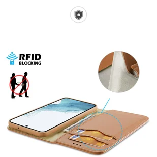 Etui Dux Ducis Hivo Samsung Galaxy S23+ Plus brązowe - Etui i futerały do telefonów - miniaturka - grafika 4