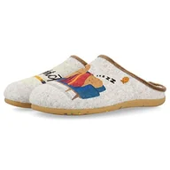 Kapcie damskie - HOT POTATOES Kapcie damskie Novigrad, szary, 40 EU - miniaturka - grafika 1