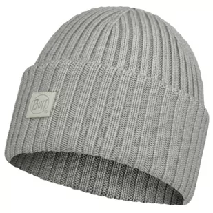 Buff Ervin Merino Hat Beanie 1242439331000, Kobieta/Mężczyzna, Czapka, szara - Czapki męskie - miniaturka - grafika 1