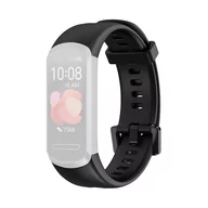 Akcesoria do smartwatchy - Opaska Pasek Bransoleta Smoothband Huawei Band 4 Czarna - miniaturka - grafika 1