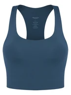 Koszulki i topy damskie - Girlfriend Collective Biustonosz sportowy Paloma 1002 Granatowy - miniaturka - grafika 1