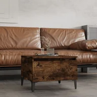 Ławy i stoliki kawowe - Lumarko Stolik boczny, przydymiony dąb, 50x46x35 cm - miniaturka - grafika 1