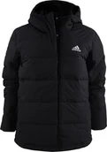 Kurtki i kamizelki sportowe damskie - Adidas Kurtka damska adidas Helionic Hooded Down czarna HG8747 L - miniaturka - grafika 1