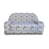 Zestawy mebli dla dzieci - Rozkładana sofka dziecięca mała szara panda - miniaturka - grafika 1