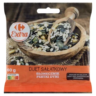 Carrefour Extra Duet sałatkowy słonecznik pestki dyni 60 g - Orzeszki - miniaturka - grafika 1