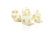 Gry planszowe - Kostki RPG Elfy Thalmoru Zestaw 7 Perłowych Kości - miniaturka - grafika 1