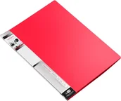 Szkolne artykuły papiernicze - Titanum Teczka ofertowa A4 20 koszulek czerwona - miniaturka - grafika 1