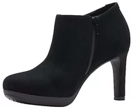 Botki damskie - Clarks Damskie botki Ambyr Hope, Black SDE, 39 EU, Black Sde, 39 EU - miniaturka - grafika 1