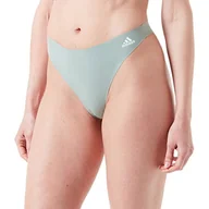Majtki damskie - adidas Damska bielizna, stringi (oliwkowa zieleń), S, olive green, S - miniaturka - grafika 1
