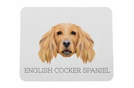 Podkładki pod mysz - Cocker spaniel geometryczny Podkładka pod mysz - miniaturka - grafika 1