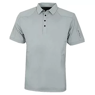 Koszulki męskie - Island Green Island Green Męska koszulka polo golfowa, pancernik szara, mała IGTS1648_BSHPG_S - grafika 1