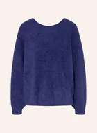 Swetry damskie - Ichi Sweter Ihbergie blau - ICHI - miniaturka - grafika 1