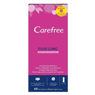 Carefree JOHNSON JOHN WKLADKI A`40 PLUS LON L/XL 510324 - Wkładki higieniczne - miniaturka - grafika 2