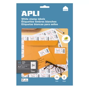 Apli Etykiety uniwer. op.10 70x37 (24) AP12923 - Etykiety do drukarek - miniaturka - grafika 1