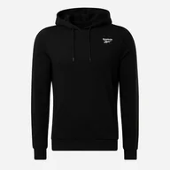 Bluzy męskie - Bluza męska z kapturem Reebok Identity Smal 100051167 XL Czarna (4066751153910). Bluzy z kapturem męskie - miniaturka - grafika 1