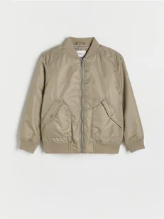 Reserved - Kurtka bomber oversize - kremowy - Kurtki i płaszcze dla chłopców - miniaturka - grafika 1