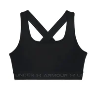 Biustonosze - Stanik sportowy Under Armour Crossback Mid czarny 1361034 XL - miniaturka - grafika 1