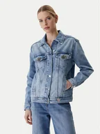 Kurtki damskie - Guess Kurtka jeansowa W6RN73 D6833 Niebieski Regular Fit - miniaturka - grafika 1
