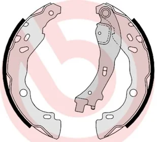 Zestaw szczęk hamulcowych Brembo S 23 523 - Układ hamulcowy - akcesoria - miniaturka - grafika 1