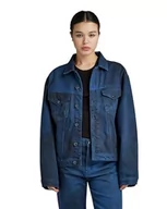 Kurtki damskie - G-STAR RAW Damska kurtka oversize Wmn, Wielokolorowy (sea blue vintage denim wash gd D23643-D338-G266), XL - miniaturka - grafika 1