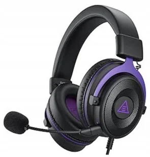 EKSA E900 3,5 mm Fioletowe Gamingowe - Słuchawki - miniaturka - grafika 1