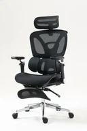Fotele i krzesła biurowe - Activejet Ergonomiczny fotel biurowy YK848 czarny - miniaturka - grafika 1