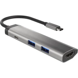 Stacja dokująca Multi Port Fowler Slim USB-C PD, 2x USB 3.0, HDMI 4K - Stacje dokujące i replikatory portów - miniaturka - grafika 1