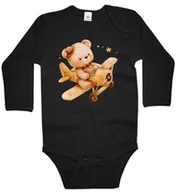 Body dla niemowląt - Body dziecięce Boho Misio Pluszak Pilot Samolotu Dzień Misia 86/92 - miniaturka - grafika 1