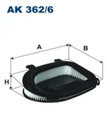 Filtry powietrza - Filtron N Filtr powietrza AK362/6 - miniaturka - grafika 1