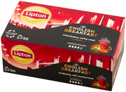 Herbata - Lipton English Breakfast herbata czarna 50 torebek 100g - miniaturka - grafika 1