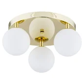 Lampy sufitowe - Prezent Plafon łazienkowy FLAVIO IP44 złoty E14 - miniaturka - grafika 1