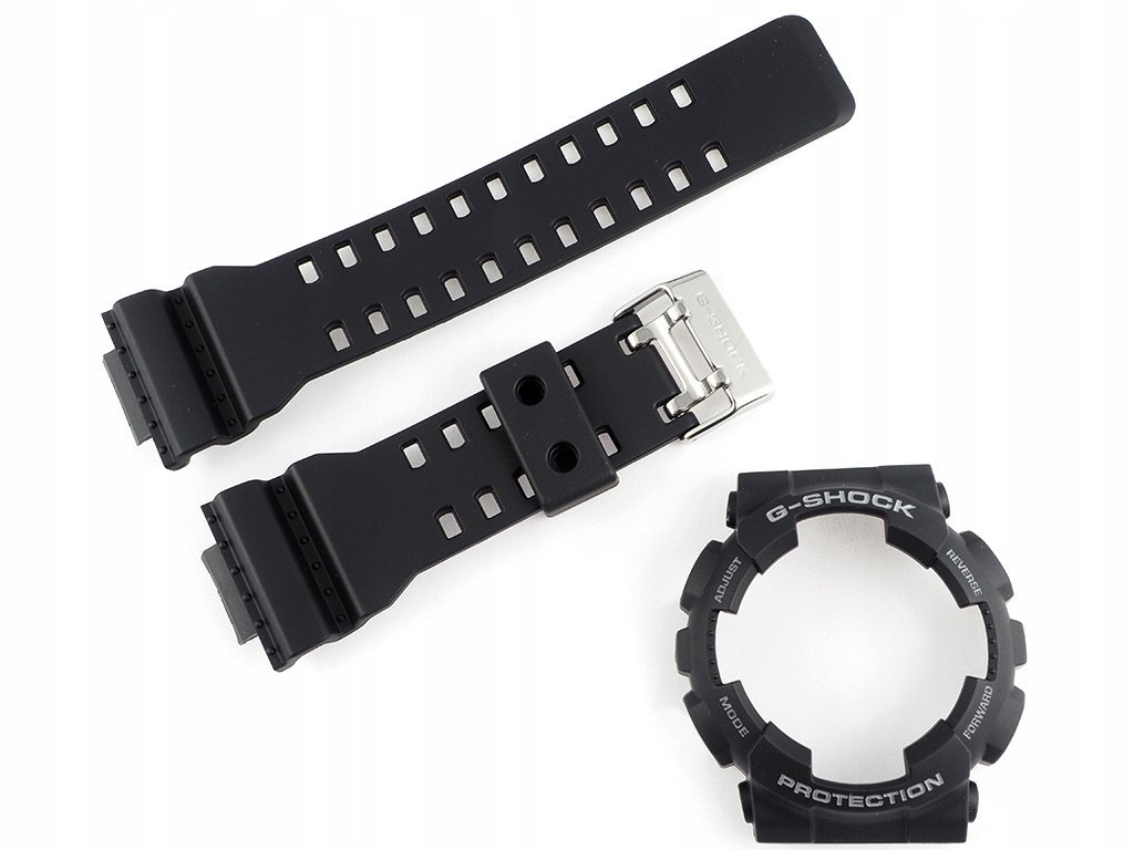 Komplet pasek i bezel Casio GA-110RG-1A GA-110RG GA-110 GA-100 czarny