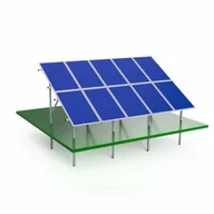 Akcesoria do kolektorów i fotowoltaiki - Elementy do wykonania konstrukcji betonowanej na grunt na 8 paneli o wymiarach do 230cm x 114cm/35mm w pionie układ 4x2 p.Krzysztof (MJ) - miniaturka - grafika 1