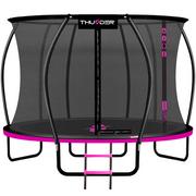 Trampoliny - Trampolina ogrodowa dla dzieci THUNDER INSIDE ULTRA 14FT PINK - miniaturka - grafika 1