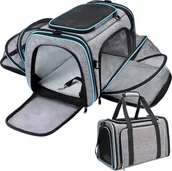 Transportery dla kotów - Wobell Torba Dla Kota Psa Transporter Rozkładany Do 8Kg - miniaturka - grafika 1