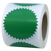 Pasmanteria - Naklejki Plomby Do Suchego Stempla Zielone 10 Szt. - miniaturka - grafika 1