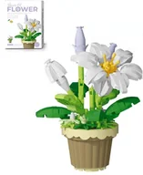 Sztuczne kwiaty - Klocki Creator Bukiet Kwiatów Zestaw Prezent DIY 260 elementów (klocki 7219) - miniaturka - grafika 1