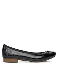 Rieker Baleriny 51950-00 Czarny - Baleriny - miniaturka - grafika 1