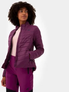 Kurtka puchowa trekkingowa z primaloft black insulation eco damska 4F 4FSS23TDJAF100-53S Fioletowy - Kurtki damskie Kurtka puchowa trekkingowa z primaloft black insulation eco damska 4F 4FSS23TDJAF100-53S Fioletowy - Kurtki damskie - miniaturka - grafika 1