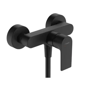 HANSGROHE 72650670 Rebris E Jednouchwytowa bateria prysznicowa natynkowa Czarny Matowy - Baterie wannowe i prysznicowe - miniaturka - grafika 1