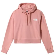 Bluzy sportowe damskie - Bluza The North Face Crop HD Rose 0A5ICYHCZ1 - różowe - miniaturka - grafika 1
