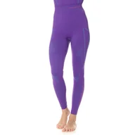 Spodnie sportowe damskie - Damskie legginsy termoaktywne Brubeck Thermo LE11870a lawendowy - XL - miniaturka - grafika 1