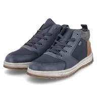 Półbuty męskie - Rieker Męskie buty sznurowane 37011, niebieskie, 44 EU szerokie, niebieski, 44 EU Weit - miniaturka - grafika 1