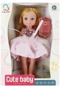 Lalki dla dziewczynek - lalka 28 cm z akcesoriami mega creative 524844 - miniaturka - grafika 1